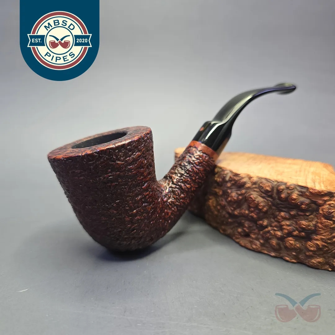 Ser Jacopo Pre-1994 R1 Rusticated Dublin Estate Briar Pipe, Italian Estates
