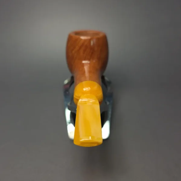 Buckeye Hand Made Smooth Chubby Billiard Briar Pipe, New - Image 5