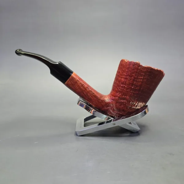 Savinelli Hand Made Sandblasted Freehand Dublin Estate Briar Pipe, Unsmoked - Image 3
