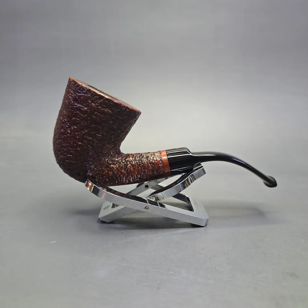 Ser Jacopo Pre-1994 R1 Rusticated Dublin Estate Briar Pipe, Italian Estates - Image 2
