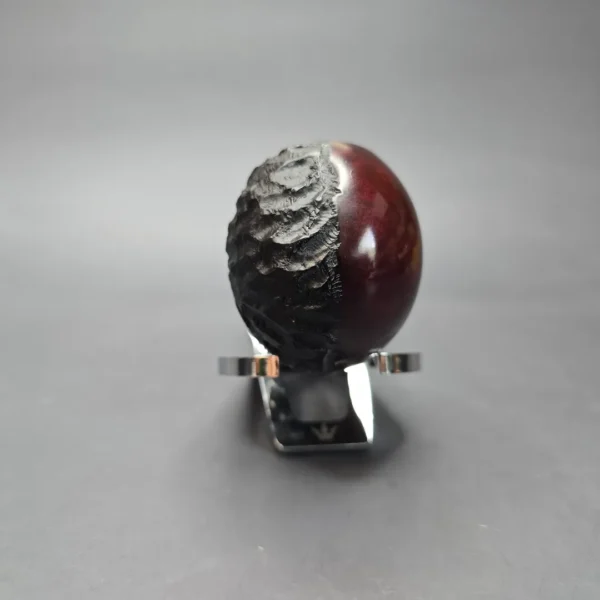 Peterson Jekyll & Hyde XL02 Partially Rusticated Apple Briar Pipe, New - Image 3