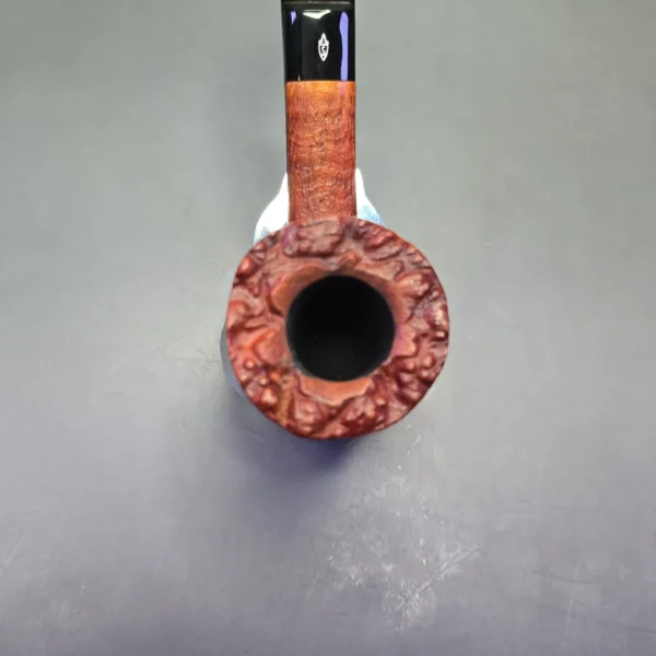 Savinelli Hand Made Sandblasted Freehand Dublin Estate Briar Pipe, Unsmoked - Image 8