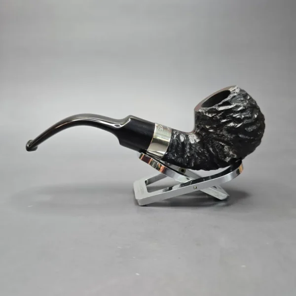 Peterson Jekyll & Hyde XL02 Partially Rusticated Apple Briar Pipe, New - Image 4