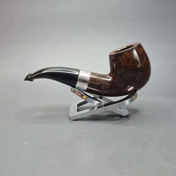 Peterson 160th Anniversary Pat. B Dark Smooth Bent Billiard Briar Pipe, New - Image 4