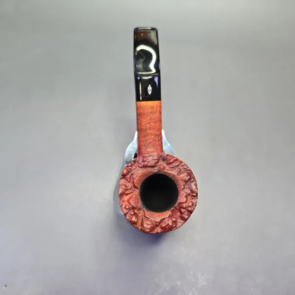 Savinelli Hand Made Sandblasted Freehand Dublin Estate Briar Pipe, Unsmoked - Image 6