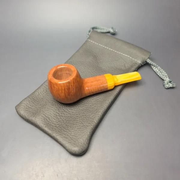 Buckeye Hand Made Smooth Chubby Billiard Briar Pipe, New - Image 10