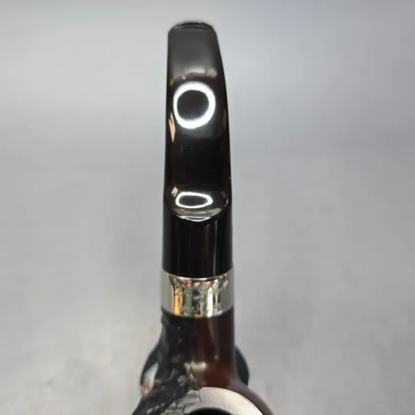 Peterson Jekyll & Hyde XL02 Partially Rusticated Apple Briar Pipe, New - Image 7