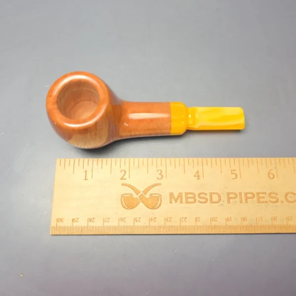 Buckeye Hand Made Smooth Chubby Billiard Briar Pipe, New - Image 11