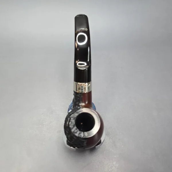 Peterson Jekyll & Hyde XL02 Partially Rusticated Apple Briar Pipe, New - Image 8