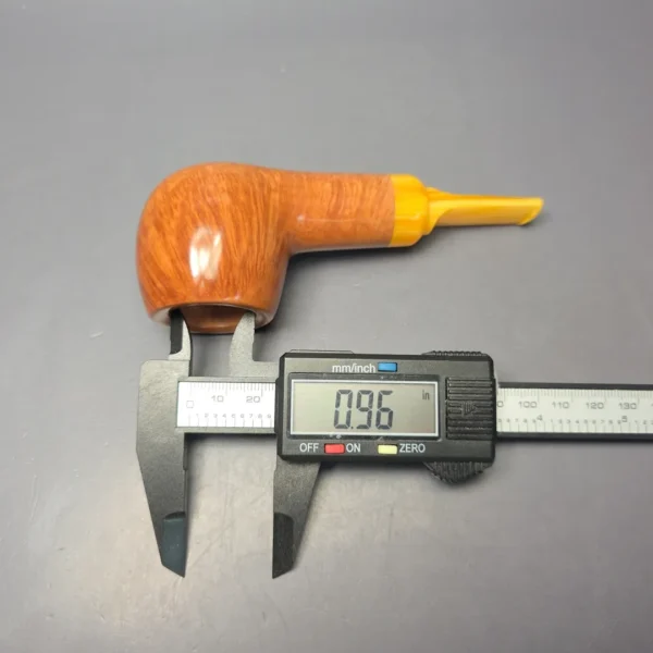 Buckeye Hand Made Smooth Chubby Billiard Briar Pipe, New - Image 12