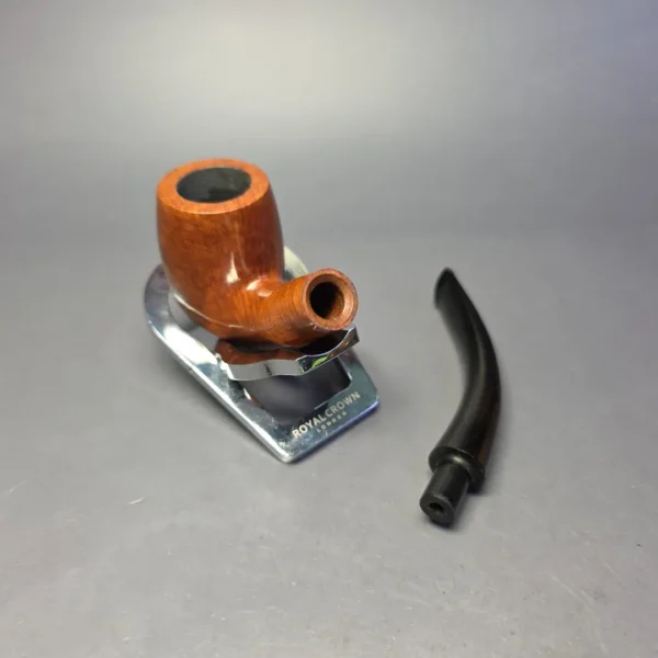 Dunhill 1979 Root Briar 41022 Smooth Bent Billiard Estate Briar Pipe, English Estates - Image 11