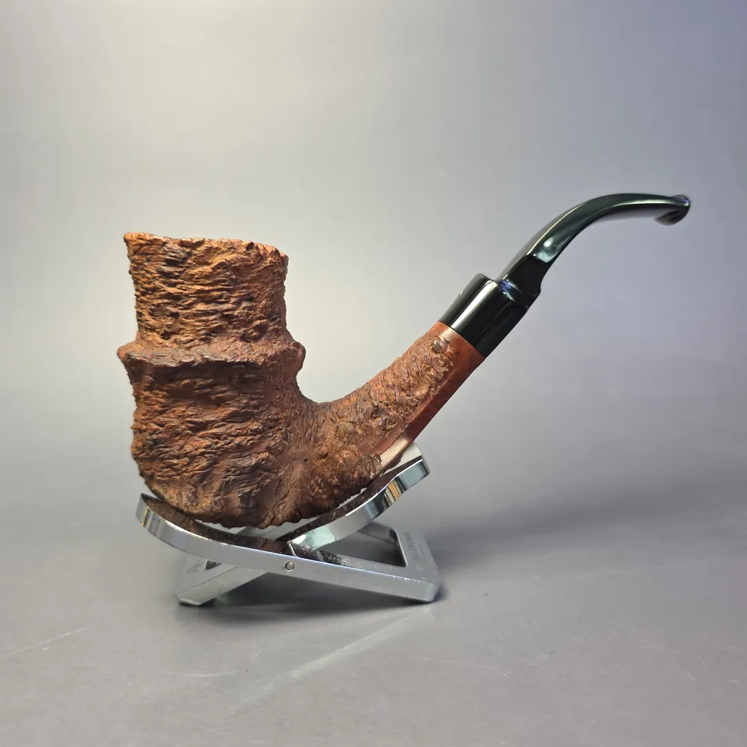 Wengholt (Preben Holm) Collector 200 XL Rusticated Stack Estate Briar Pipe, Danish Estates - Image 2