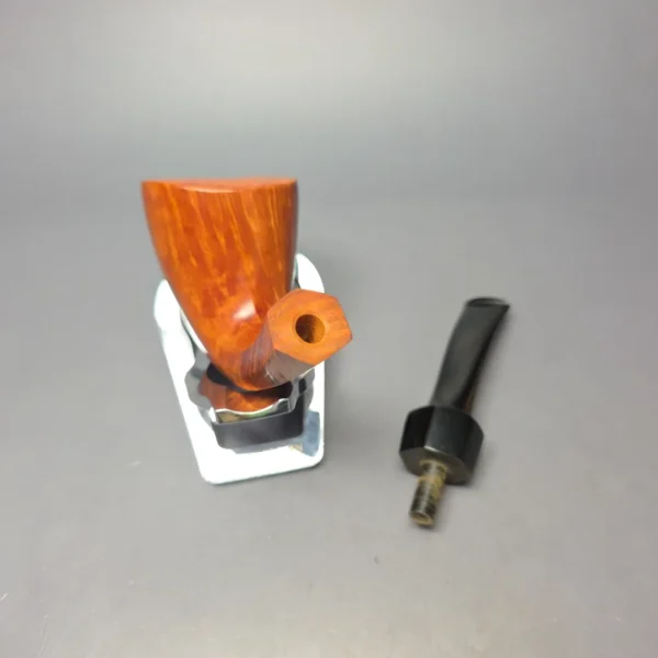 Nate King & Bruno Nuttens (Collaborative Piece) Smooth Panel Dublin Handmade Briar Pipe, New - Image 14
