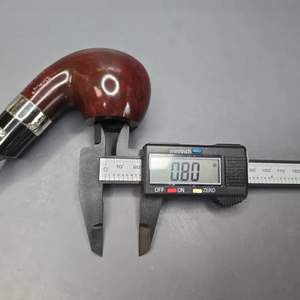 Peterson Jekyll & Hyde XL02 Partially Rusticated Apple Briar Pipe, New - Image 12