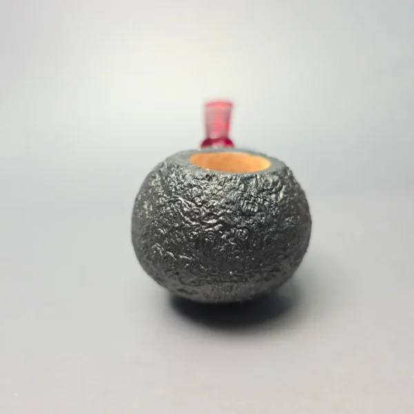 Buckeye Hand Made Sandblasted Blowfish Briar Pipe, New - Image 3