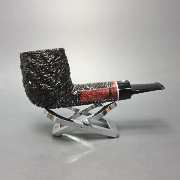 Cavicchi C Grade Rusticated Lovat w/ Ivorite Estate Briar Pipe, Italian Estates - Image 3