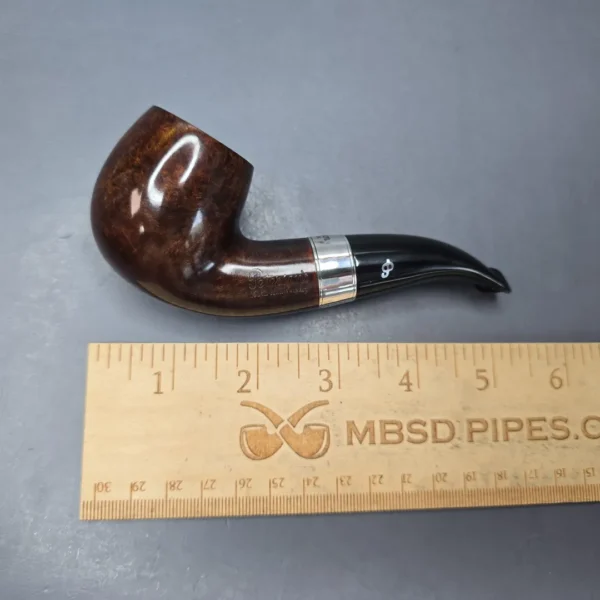 Peterson 160th Anniversary Pat. B Dark Smooth Bent Billiard Briar Pipe, New - Image 12