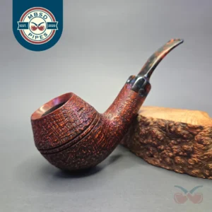 Vauen Harlekin 546 Sandblasted Rhodesian Estate Briar Pipe, German Estates, 9mm