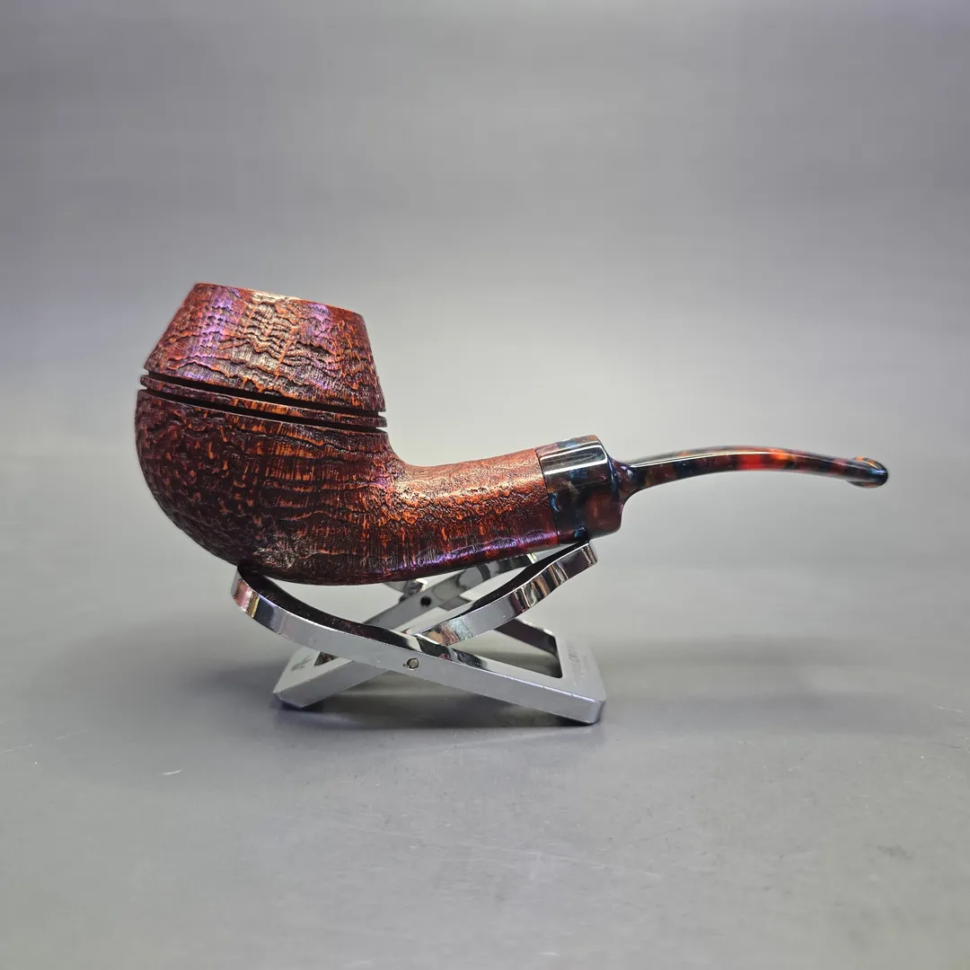 Vauen Harlekin 546 Sandblasted Rhodesian Estate Briar Pipe, German Estates, 9mm - Image 2