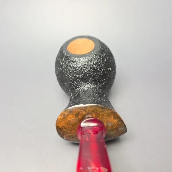 Buckeye Hand Made Sandblasted Blowfish Briar Pipe, New - Image 6