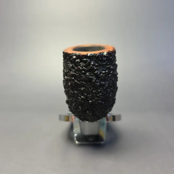 Don Carlos One Note Partially Rusticated Billiard Estate Briar Pipe, Italian Estates - Image 3