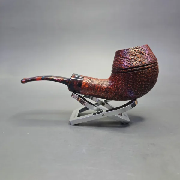 Vauen Harlekin 546 Sandblasted Rhodesian Estate Briar Pipe, German Estates, 9mm - Image 4