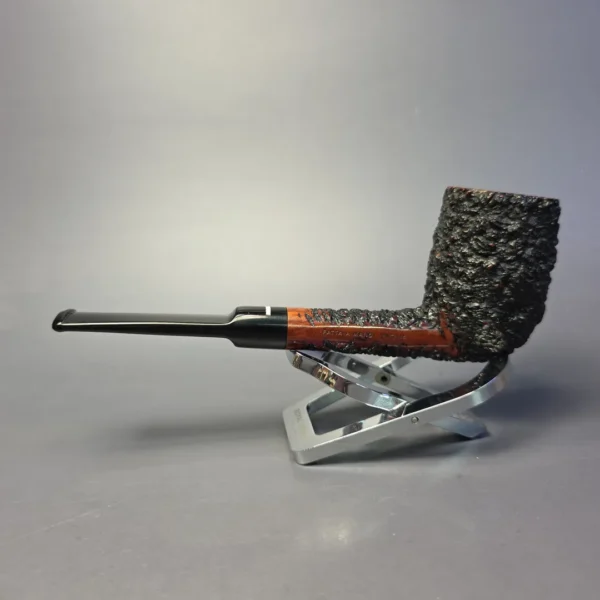 Don Carlos One Note Partially Rusticated Billiard Estate Briar Pipe, Italian Estates - Image 4