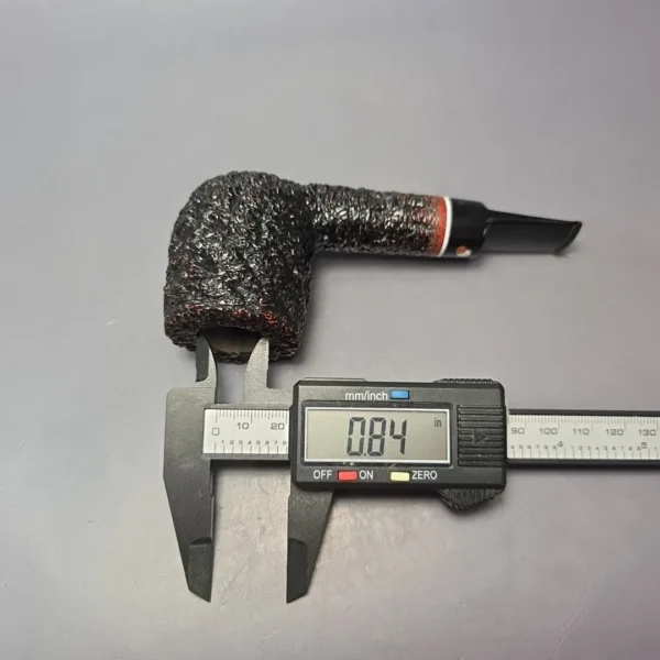 Cavicchi C Grade Rusticated Lovat w/ Ivorite Estate Briar Pipe, Italian Estates - Image 11
