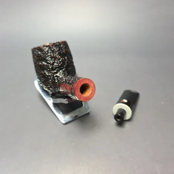 Cavicchi C Grade Rusticated Lovat w/ Ivorite Estate Briar Pipe, Italian Estates - Image 12