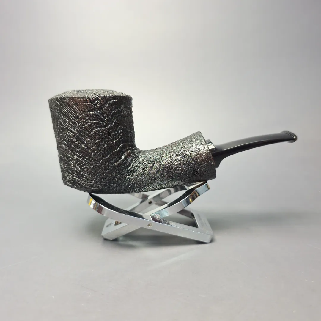 Buckeye Hand Made Sandblasted "Elbow" Dublin Briar Pipe, New - Image 2