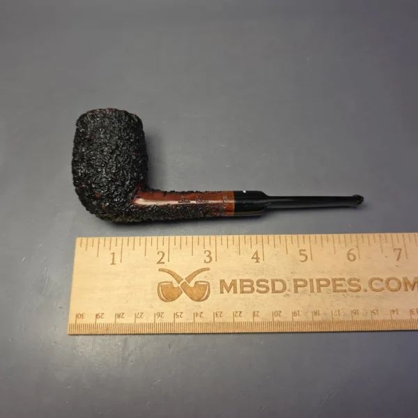Don Carlos One Note Partially Rusticated Billiard Estate Briar Pipe, Italian Estates - Image 9