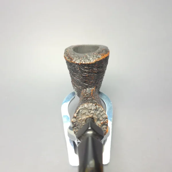 Ben Wade (Preben Holm) Danish Hand Model 100 Sandblasted Freehand Pickaxe Estate Briar Pipe, Danish Estates - Image 6