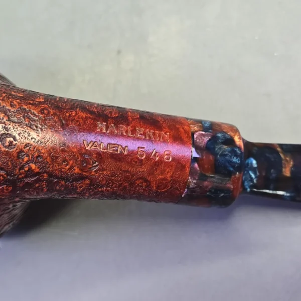 Vauen Harlekin 546 Sandblasted Rhodesian Estate Briar Pipe, German Estates, 9mm - Image 10