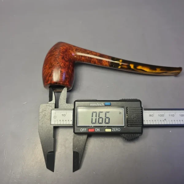 Bruno Nuttens Heritage H3 Smooth "Holbek" Acorn Briar Pipe, New - Image 11