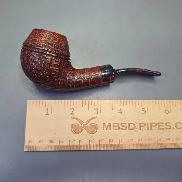 Vauen Harlekin 546 Sandblasted Rhodesian Estate Briar Pipe, German Estates, 9mm - Image 11