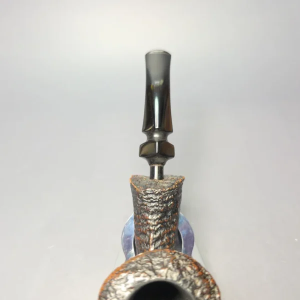 Ben Wade (Preben Holm) Danish Hand Model 100 Sandblasted Freehand Pickaxe Estate Briar Pipe, Danish Estates - Image 8