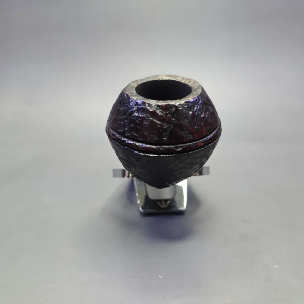 Johs Sandblasted Danish Bulldog Estate Briar Pipe, Unsmoked - Image 3