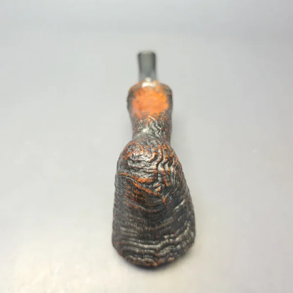 Ben Wade (Preben Holm) Danish Hand Model 100 Sandblasted Freehand Pickaxe Estate Briar Pipe, Danish Estates - Image 9