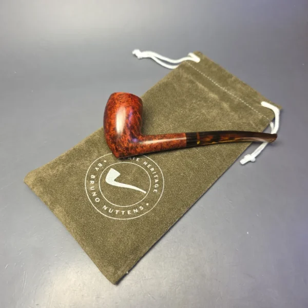 Bruno Nuttens Heritage H3 Smooth "Holbek" Acorn Briar Pipe, New - Image 13