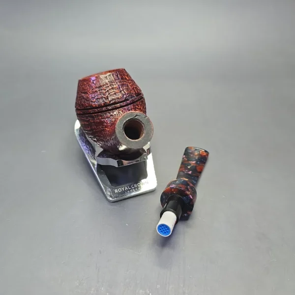 Vauen Harlekin 546 Sandblasted Rhodesian Estate Briar Pipe, German Estates, 9mm - Image 13