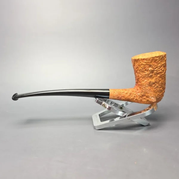 Nate King Natural Sandblasted "Dan Shape Conic" Dublin Handmade Briar Pipe, New - Image 4