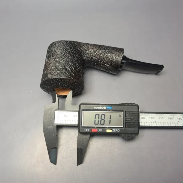 Buckeye Hand Made Sandblasted "Elbow" Dublin Briar Pipe, New - Image 10