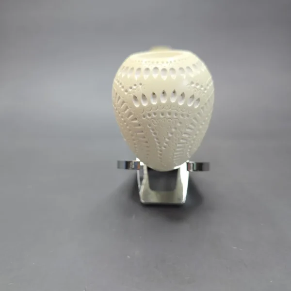 MBSD Meerschaum Silver Lattice Acorn Reverse Calabash Block Meerschaum Pipe, New - Image 4