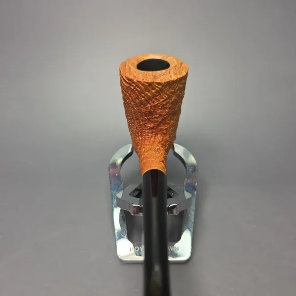 Nate King Natural Sandblasted "Dan Shape Conic" Dublin Handmade Briar Pipe, New - Image 6