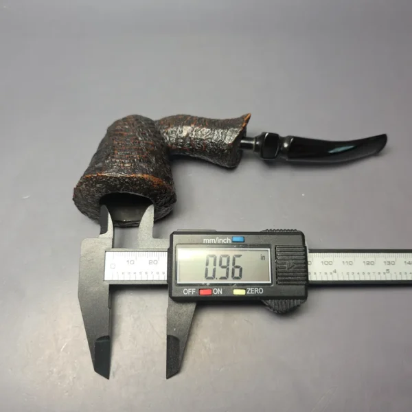 Ben Wade (Preben Holm) Danish Hand Model 100 Sandblasted Freehand Pickaxe Estate Briar Pipe, Danish Estates - Image 12