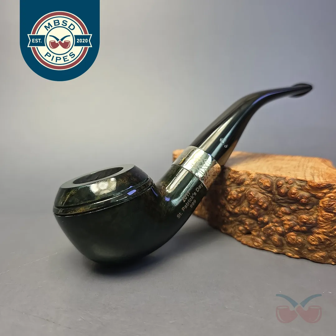 Peterson 2017 St Patrick's Day 999 Smooth Rhodesian Estate Briar Pipe, Irish Estates