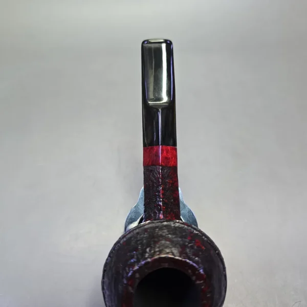 Johs Sandblasted Danish Bulldog Estate Briar Pipe, Unsmoked - Image 7