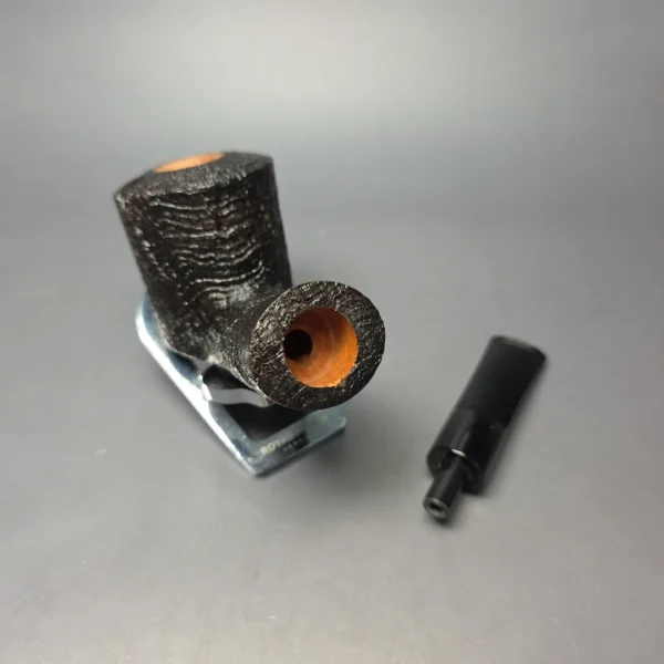 Buckeye Hand Made Sandblasted "Elbow" Dublin Briar Pipe, New - Image 11