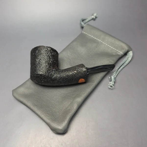 Buckeye Hand Made Sandblasted "Elbow" Dublin Briar Pipe, New - Image 12