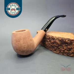 Stanwell Authentic Natural Smooth Bent Billiard Estate Briar Pipe, Unsmoked